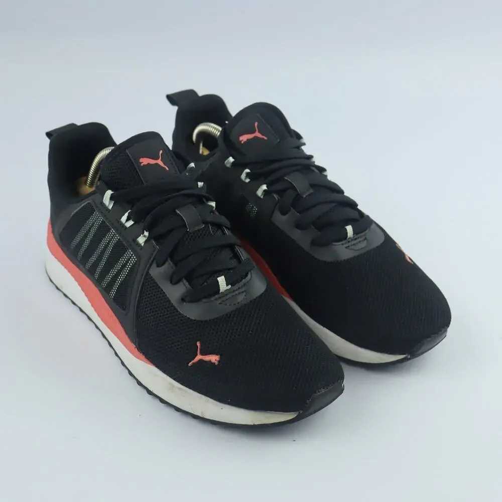 Puma Pacer Net Cage 368892-02 Women's 10 Running Shoes Black Athletic Sneakers